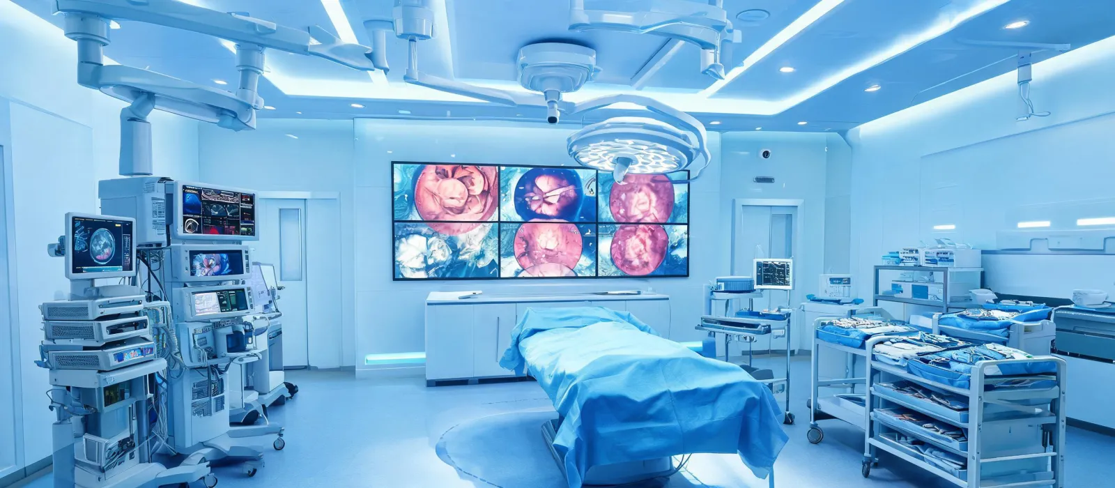 Future operating room with connected endoscopy systems